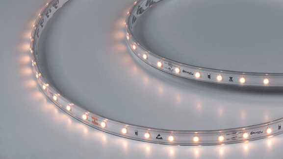 Светодиодная лента 24Вт IP65 теплое белое свечение, DSG360-24-WW-65 - фото