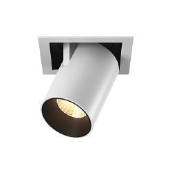 Светильник светодиодный потолочный встраиваемый поворотно-выдвижной, серия SPL, Ч/Б, 12Вт, IP20, Теплый белый (3000К), SPL-SQ1-12-WW 002329