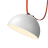 DK5563-WH+BK Cветильник для трека-ремня Belty, серия Flow со светодиодом, D300*H171мм, 48V DC, 28W, RA90, 120°, 3000K, IP20, белый с черным, алюминий. Фото 4