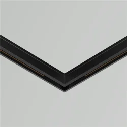 Коннектор угловой, накладной Levity (Черный)