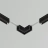 Коннектор угловой, накладной Levity (Черный) - фото 4