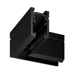 Коннектор угловой, накладной Levity (Черный) TRA184CL-11B