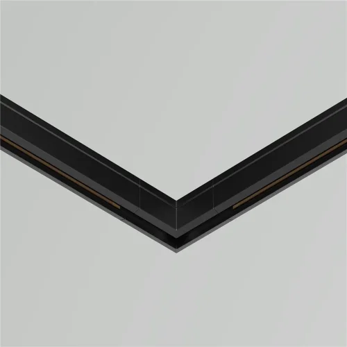 Коннектор угловой, накладной Levity (Черный) TRA184CL-11B - фото 3