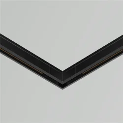 Коннектор угловой, накладной Levity (Черный) TRA184CL-11B