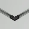 Коннектор угловой, накладной Levity (Черный) TRA184CL-11B - фото 5