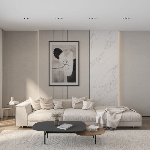 DK2422-BK Встраиваемый светильник, IP 20, 50 Вт, GU10, черный, алюминий. Фото 8