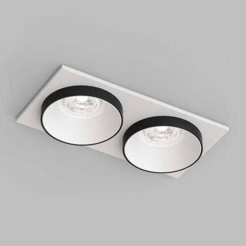 DK2422-BK Встраиваемый светильник, IP 20, 50 Вт, GU10, черный, алюминий.