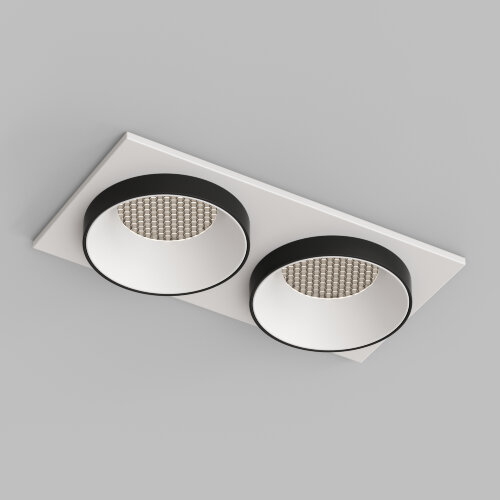 DK2422-BK Встраиваемый светильник, IP 20, 50 Вт, GU10, черный, алюминий. Фото 3