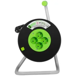 Удлинитель на пластик. катушке 4х50м с заземл. KAT-3x1.5-50m Greenline ПВС 3х1.5 Эра Б0065107