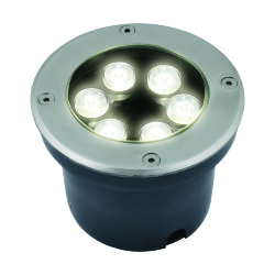 ULU-B11A-6W-2700K IP67 GREY Светильник светодиодный уличный, Архитектурный встраиваемый, Теплый белый свет 2700К, Корпус серый.