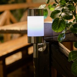 USL-F-153-MM220 SYDNEY Cветильник настенный на солнечной батарее, 1 светодиод, Белый свет, 1xАА Ni-Mh аккумулятор в-к, IP44, TM Uniel