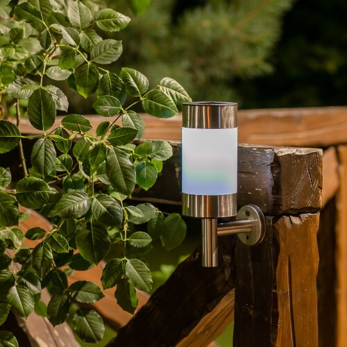 USL-F-153-MM220 SYDNEY Cветильник настенный на солнечной батарее, 1 светодиод, Белый свет, 1xАА Ni-Mh аккумулятор в-к, IP44, TM Uniel - фото 4