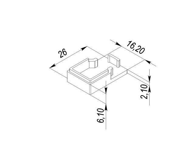 Заглушка для LC-LP-1216-1716 универсальная - фото 2