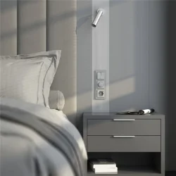 Рамка из стекла на 3 поста Senso серебряный soft-touch W0033106