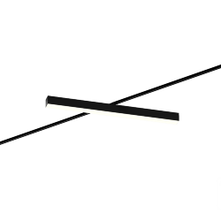 Трековый светильник 6063 5050 TR4 (RAL9005/750mm/Prizma — 4K/28W)