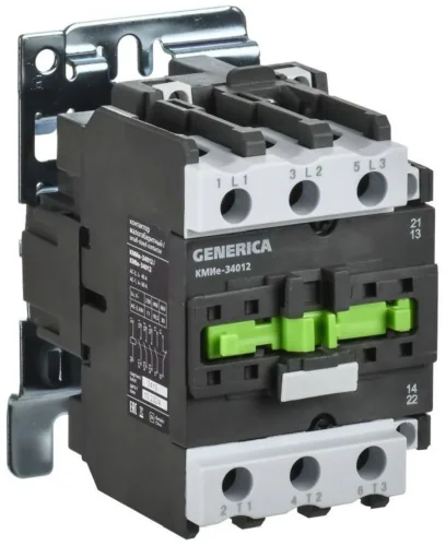 Контактор КМИе-34012 40А 230В/АС3 1НО 1НЗ GENERICA KKME31-040-230-11 - фото