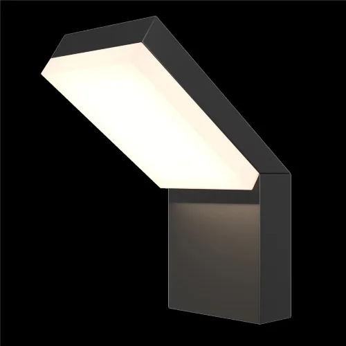 Настенный светильник (бра) Paso 3000К 12Вт IP 54 (Черный) - фото 12