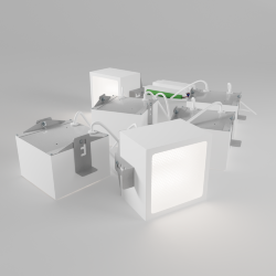 Светильник WOLTA PRO ГАЛАКТИКА ДВО10-54-052-5К-Б с БАП ЕМ3 Микропризма