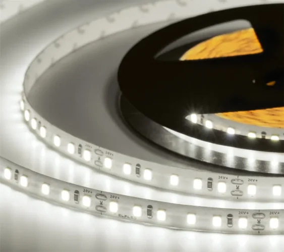 Лента светодиодная 600SMD диодов (2835) тип В, 24В, 5м, белый - фото