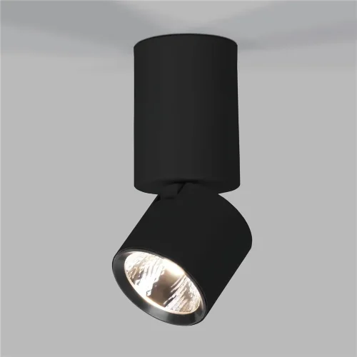 Светильник потолочный поворотный светодиодный Sens 10W 4000K чёрный 25042/LED - фото