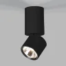 Светильник потолочный поворотный светодиодный Sens 10W 4000K чёрный 25042/LED - фото