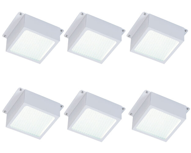 Универсальный офисный светодиодный светильник Грильято комплект 6 шт 36 Вт IP20 100x100x40 мм 6000K Призма - фото 3