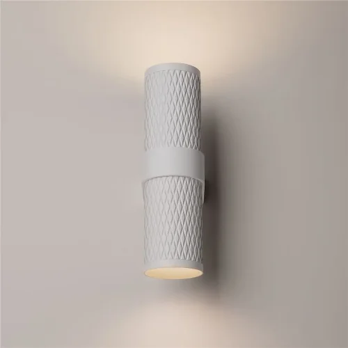 Настенный светильник (бра) Focus Design GU10х2 7Вт IP 20 (Белый) - фото 10