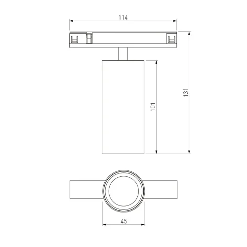 Brass Line Трековый светильник 10W 3000K латунь 85525/01 - фото 10