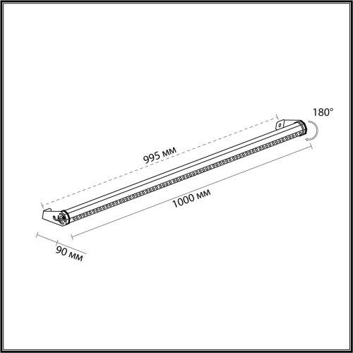 Уличный фасадный светильник «ODEON LIGHT» 7040/22WL, серия: GRAZE (крепление на основание). Фото 3.