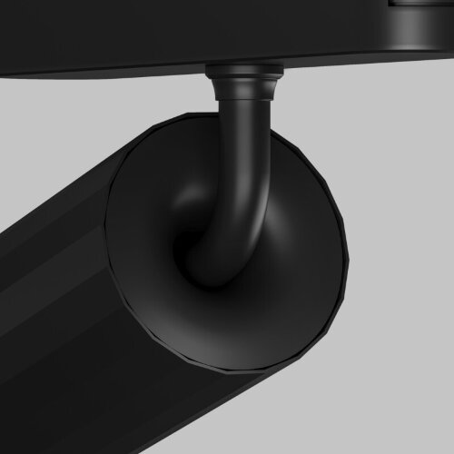 DK5311-BK Светильник для трека Air, серия Spot 3000 со светодиодом, ?50*H160мм, 48V DC, 12W, RA?95, 24°, 3000K, IP20, черный, алюминий. Фото 2