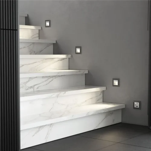 Датчик движения 500 Вт, двухпроводный (серебряный матовый) W1155105 - фото 2