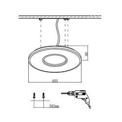 Потолочный светильник «Sonex» 7718/42L, серия: ALTAIR (крепление на планке) - -