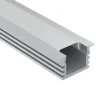 Алюминиевый профиль встраиваемый с накладным фланцем 22x12 (Серебро, 2 м), ALM006S-2M (Серебро) ALM006S-2M - фото 2