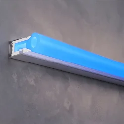 Гибкий неон 1708 24В 9,6Вт/м Blue IP67 5м (Белый)