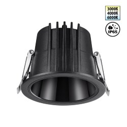 Встраиваемый светодиодный светильник с переключателем цветовой температуры «Novotech» 359425, серия: LANG - Переключение цв. температуры на корпусе светильника