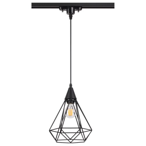 Подвес трековый однофазный трехжильный «Novotech» 370421, серия: ZELLE (крепление к треку). Фото 1.