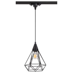 Подвес трековый однофазный трехжильный «Novotech» 370421, серия: ZELLE (крепление к треку)