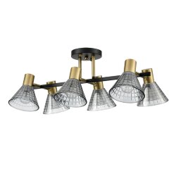 Люстра потолочная «LUMION» 8044/6C, серия: ANRIYA (крепление на планке) - -