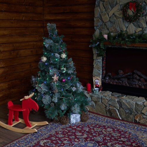 ULD-S1000-100-DTA MULTI IP20 Гирлянда светодиодная, 10м, 100 светодиодов, Разноцветный свет, Провод прозрачный - фото 5