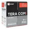 Кабель витая пара U/UTP кат.5E 4 пары 24 AWG solid PVC сер. (м) TERACOM PRO EKF TRP-5EUTP-04PVC-GY-IN3 - фото 3