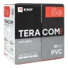 Кабель витая пара U/UTP кат.5E 4 пары 24 AWG solid PVC сер. (м) TERACOM PRO EKF TRP-5EUTP-04PVC-GY-IN3 - фото 3