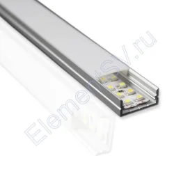 Алюминиевый профиль 044 (2000х23х10мм с рассеивателем)