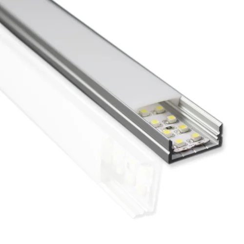 Алюминиевый профиль 044 (2000х23х10мм с рассеивателем) - фото I