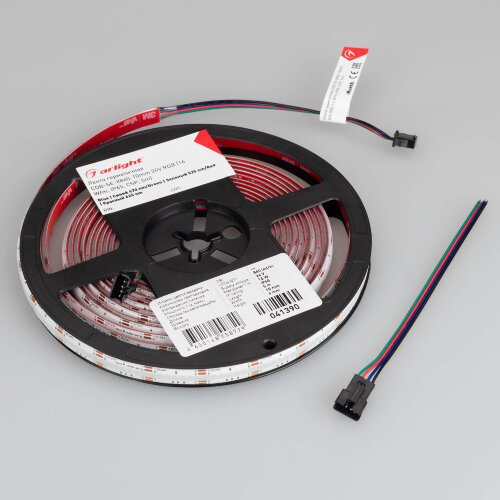 Светодиодная лента герметичная COB-SE-X840-10mm 24V RGB (16 W/m, IP65, CSP, 5m) (Arlight) - фото 5
