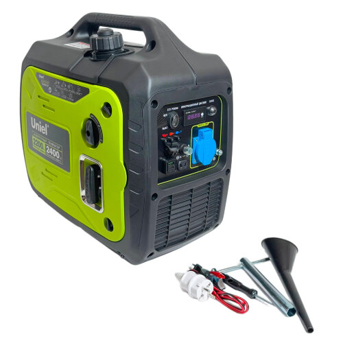 URS-P2800i Генератор бензиновый инверторный, Однофазный, Максимальная мощность 2.4Квт, Ручной стартер, TM Uniel - фото 2