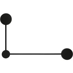 Светильник WOLTA WSL-GX53/13-L под лампу GX53 Черный MOLECULE