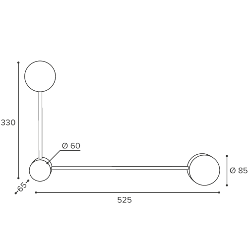 Светильник WOLTA WSL-GX53/13-L под лампу GX53 Черный MOLECULE - фото 2.