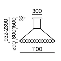 Подвесной светильник Amulet 3000К 22Вт (Золото)