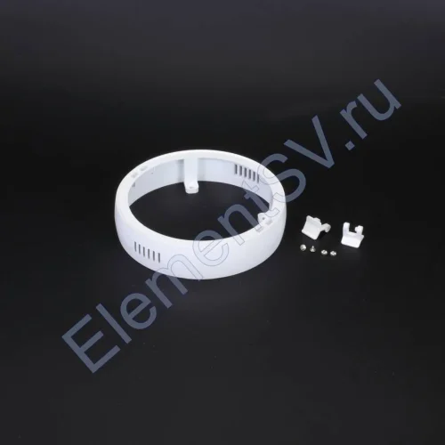 Корпус-адаптер круглый для накладного варианта DL-SR-12W MB37 - фото.
