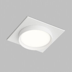 Встраиваемый светильник RATIO, GX53, до 15 Вт, LED, IP20, белый, алюминий, акрил, Denkirs DK-DH2001-WH